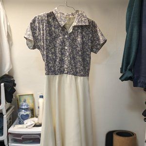 1950s style retro casual dress